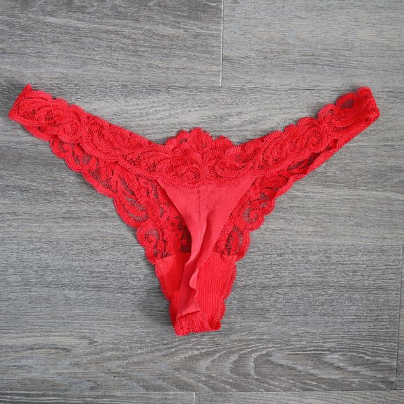 La Perla Red Lace Panties - Picture 4 of 4